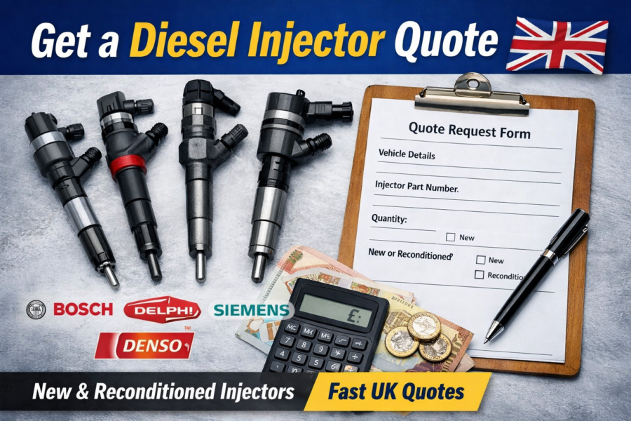 Diesel injector specialists providing injector quotes in the UK
